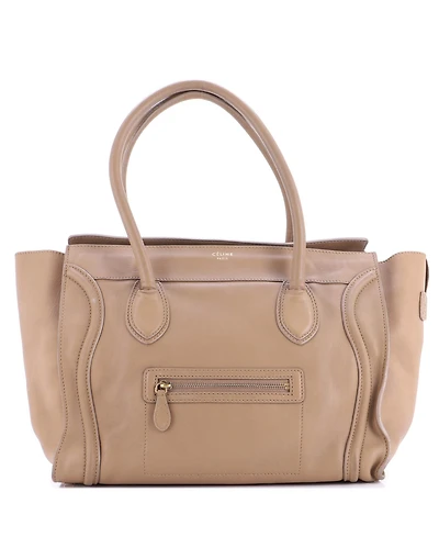 Pre-Owned Celine Shoulder Luggage Bag Leather