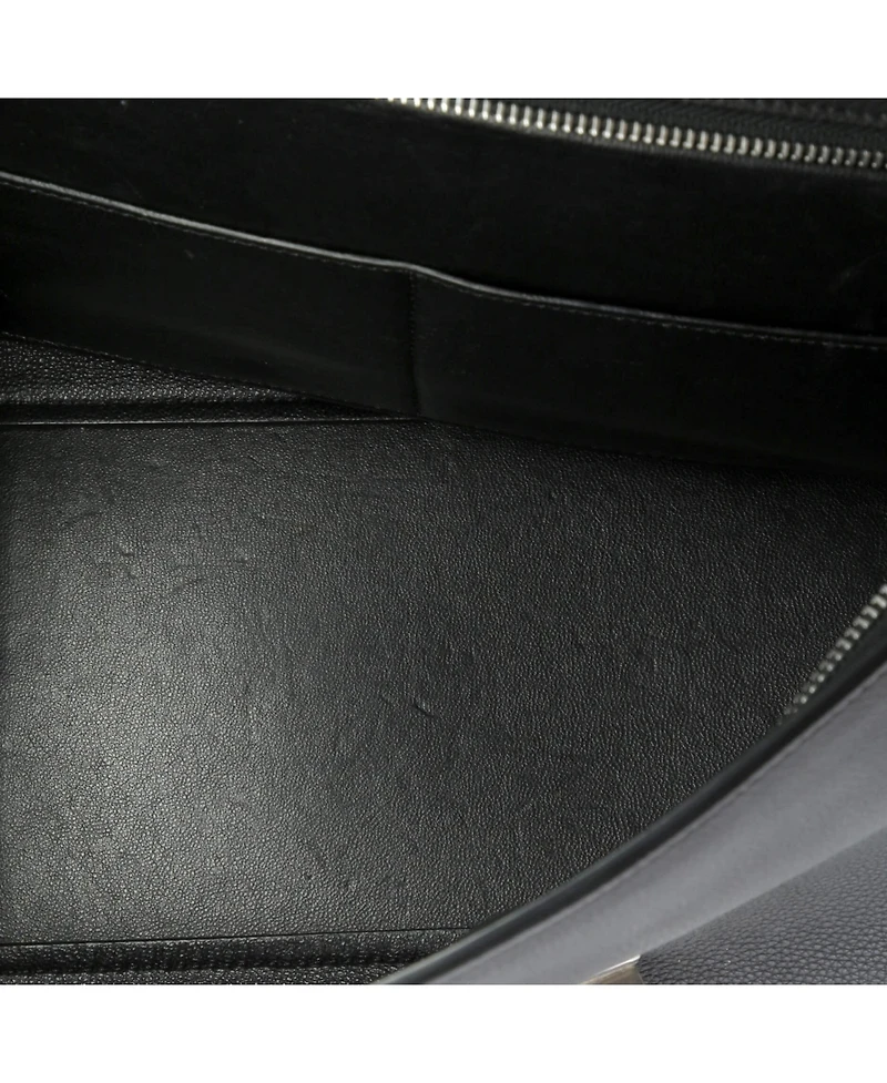 Pre-Owned Celine Small Trapeze Bag Leather with Patent