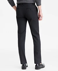 Calvin Klein Men's Slim-Fit Wool-Blend Pinstripe Suit Pant
