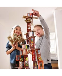 Haba Rhino Hero Super Battle - Exciting 3D Stacking Board Game for Kids and Adults, Fun Family Games, Stacking Card Games for Kids, Made in Germany