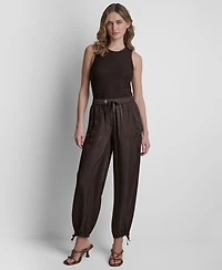 Dkny Women's Twinkle Tie-Leg Pants