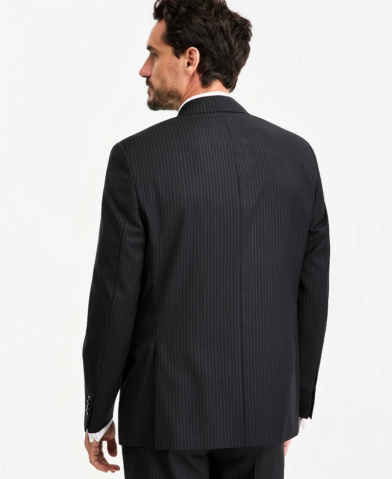 Michael Kors Men's Classic-Fit Pinstripe Wool-Blend Suit Separate Jacket