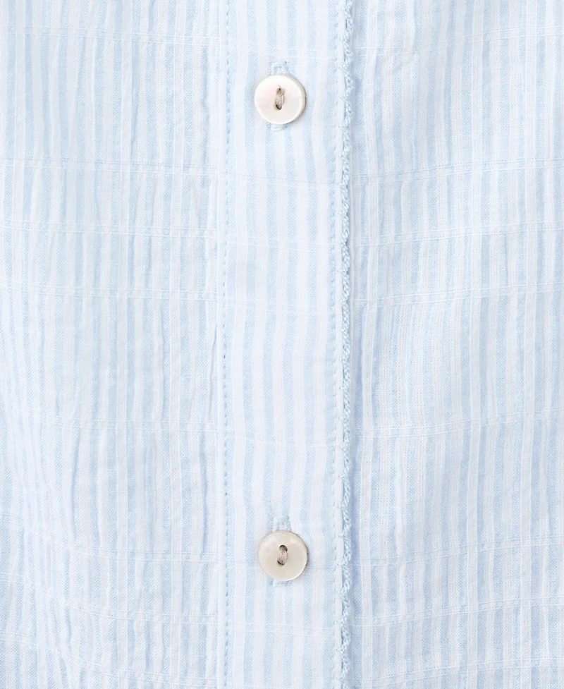 Mango Women's Two-Piece Cotton Pajama Set