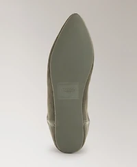 Mango Women's Stitching Detail Leather Clogs