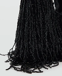 Mango Women's Fringed Handbag