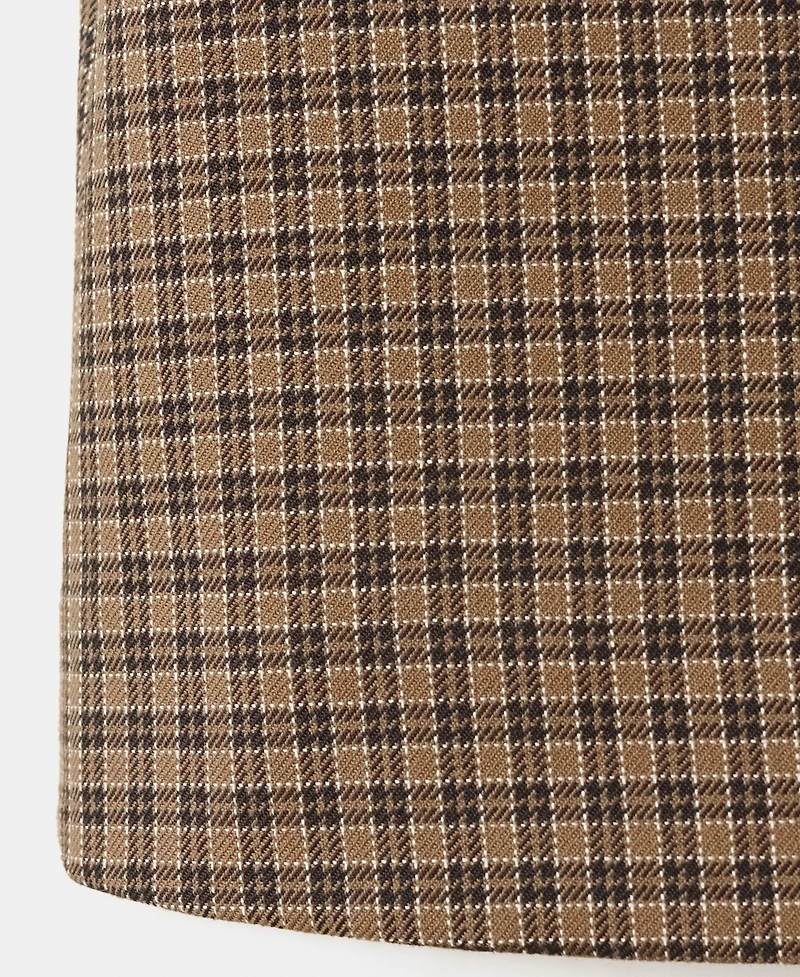 Mango Women's Houndstooth Short Skirt