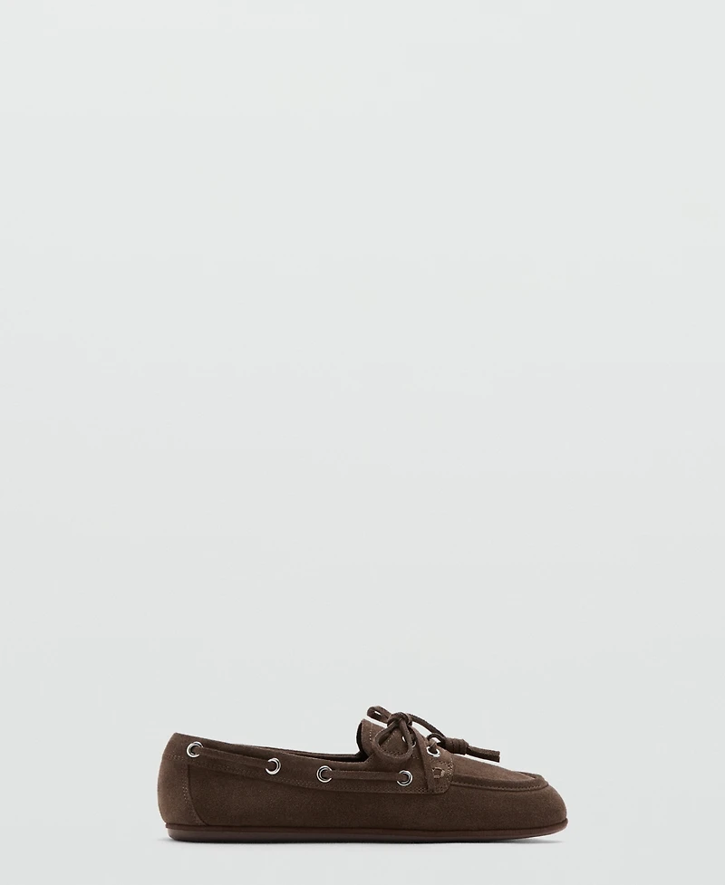 Mango Women's Laces Deck Shoes