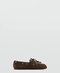 Mango Women's Laces Deck Shoes