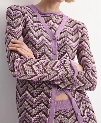 Mango Women's Knit Long Cardigan