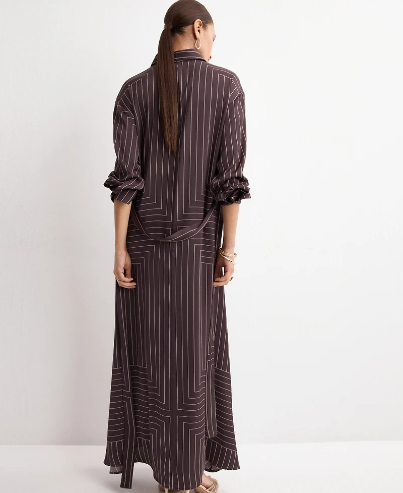 Mango Women's Printed Shirt Dress