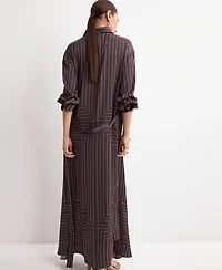 Mango Women's Printed Shirt Dress