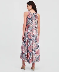 Robbie Bee Women's Halter Maxi Dress
