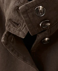 Mango Women's Pockets Oversized Denim Barn Jacket