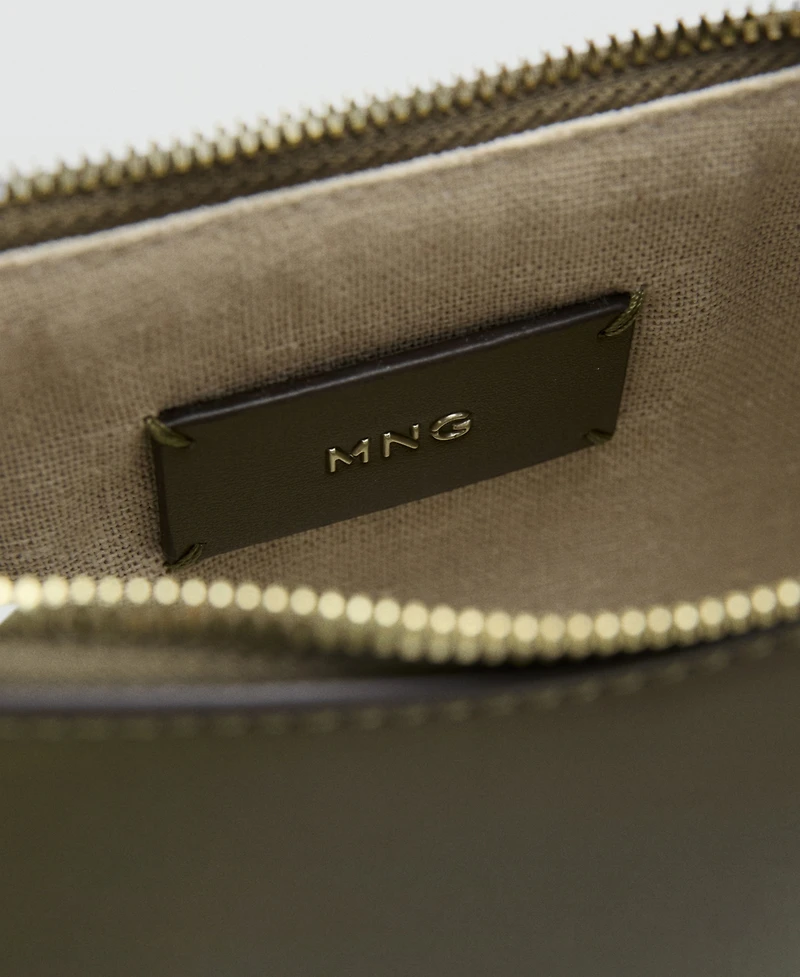 Mango Women's Oval Shoulder Bag