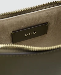 Mango Women's Oval Shoulder Bag