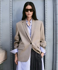 Mango Women's Wide Leg Denim Pants