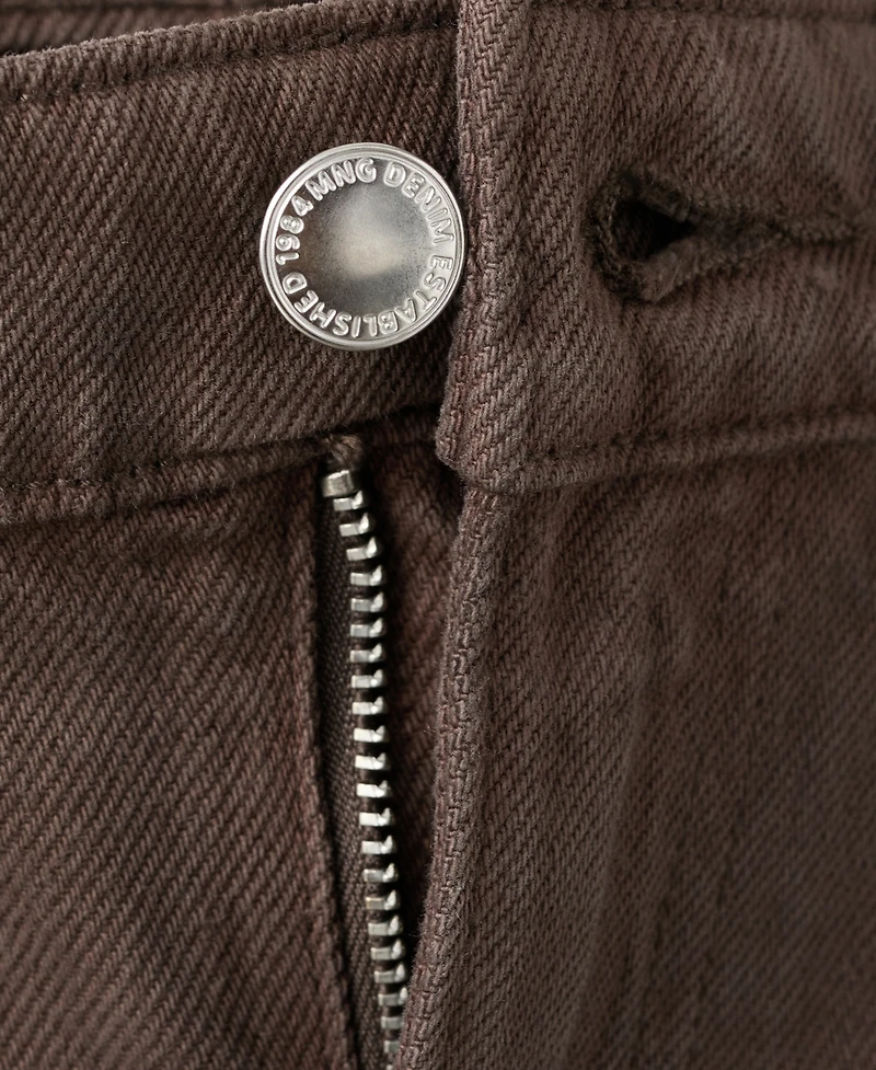 Mango Women's Cuffed Hem Balloon Jeans