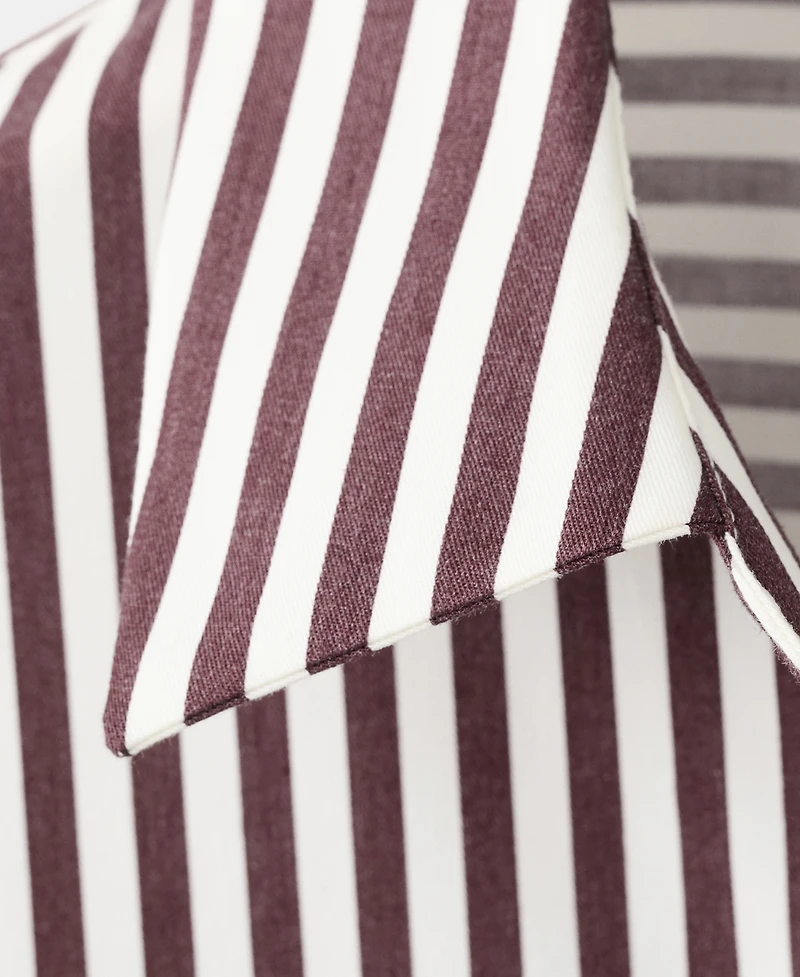 Mango Women's Striped Cotton Shirt