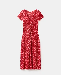 Mango Women's Printed Midi-Dress