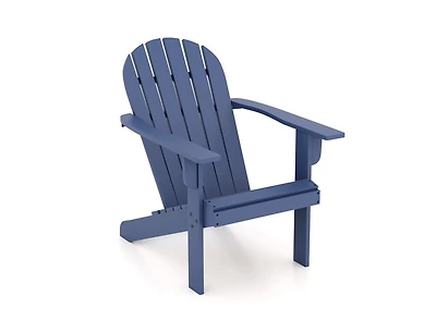 Slickblue Acacia Wood Adirondack Patio Chair with Slanted Seat