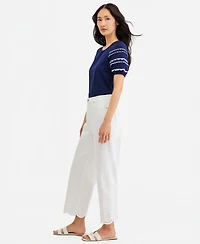 Jones New York Women's Mid Rise Cropped Pants