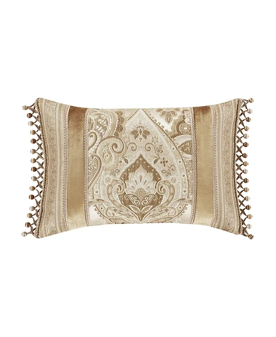 J Queen New York Sandstone Boudoir Decorative Pillow, 15" x 21"