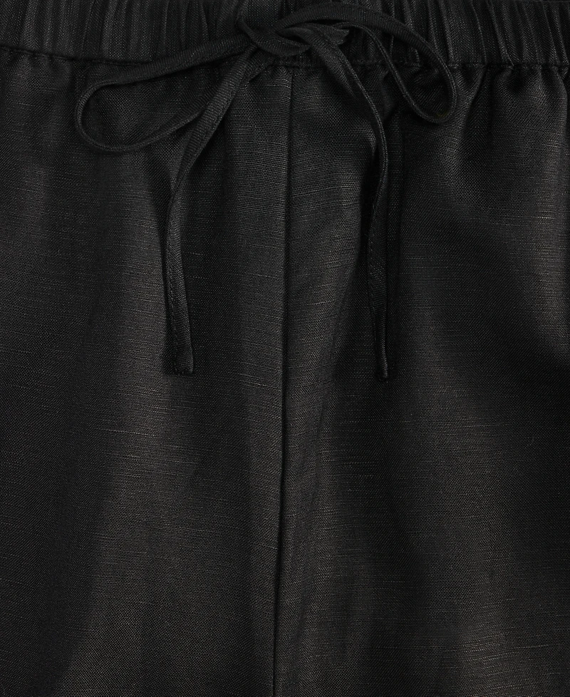On 34th Women's Linen-Blend Drawstring Pants, Macy's Exclusive