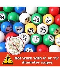 Gse Games & Sports Expert 7/8-Inch Plastic Replacement Bingo Balls for Parties, Bingo Nights, Prize Raffles
