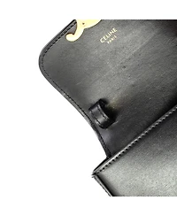 Pre-Owned Celine Mini Triomphe Shoulder Bag Smooth Calfskin