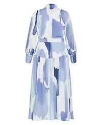 City Chic Women's Ezra Print Maxi Dress