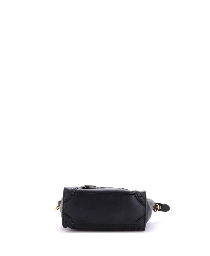 Pre-Owned Celine Nano Luggage Bag Smooth Leather