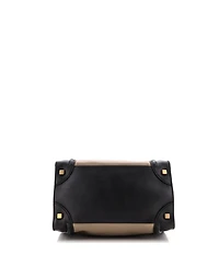 Pre-Owned Celine Mini Bicolor Luggage Bag Leather