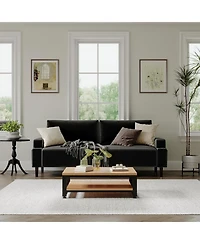 gaomon 80.7" Loveseat Sofa, Fabric Modern Sleeper Sofa Couch for Living Room, Cama, Solid Wood Frame, Easy to Install