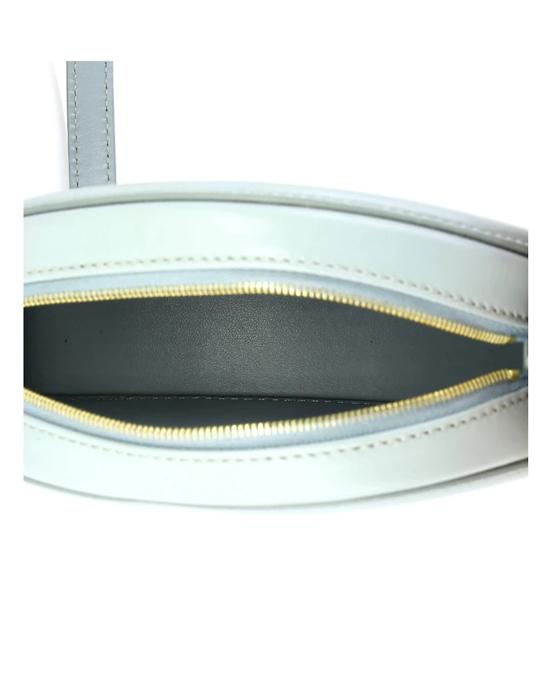 Pre-Owned Celine Triomphe Oval Crossbody Bag Leather