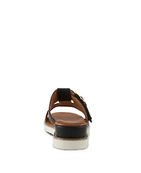 Spring Step Women's Seaport Wedge Sandal with Leather Upper