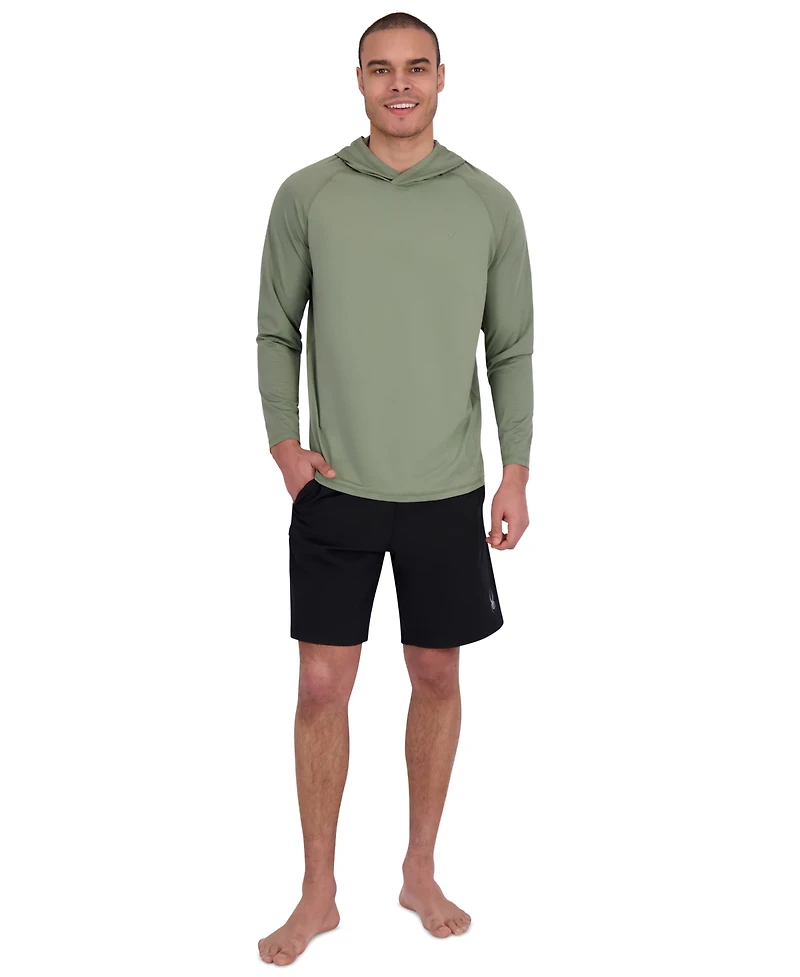 Spyder Men's Raglan Long-Sleeve Upf 50+ Rashguard