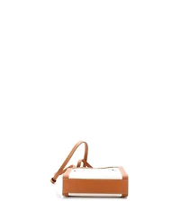 Pre-Owned Celine Mini Vertical Cabas Tote Canvas with Leather