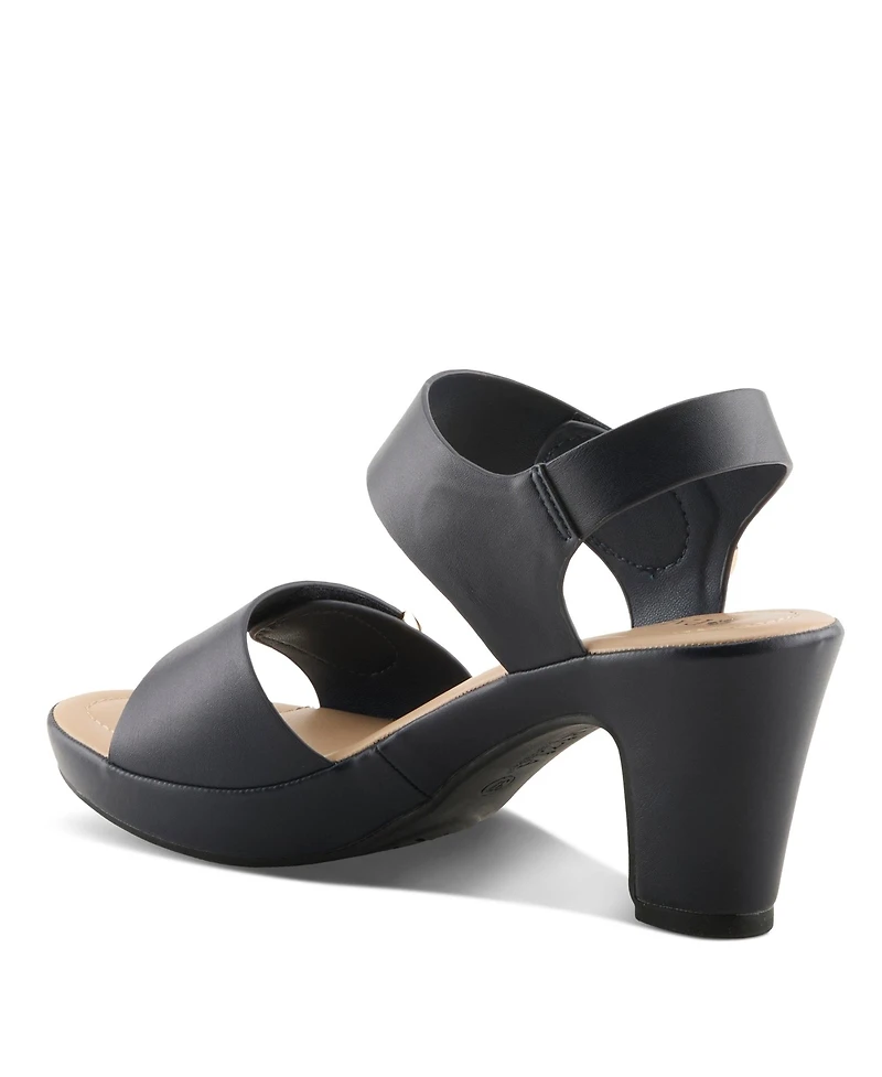 Patrizia Women's Sandal with Adjustable Hook-and-loop Fit for Lasting Comfort