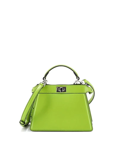 Pre-Owned Fendi Petite Peekaboo ISeeU Bag Leather