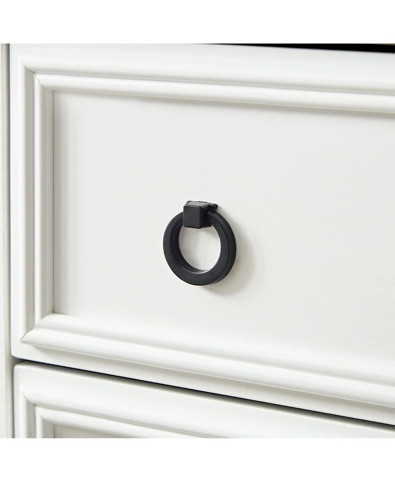 flynama Modern 6 Drawer Dresser Tall Chest for Bedroom Living Room with Easy Pull Handle