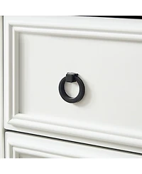 flynama Modern 6 Drawer Dresser Tall Chest for Bedroom Living Room with Easy Pull Handle