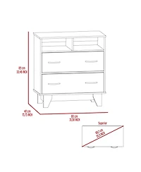 flynama Modern 4 Drawer Dresser Mdf Cabinet with Wheels for Bedroom Living Room Entryway