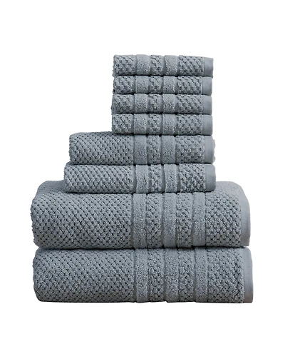 Linery & Co 100% Cotton Textured 8pc Towel Set.