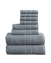Linery & Co 100% Cotton Textured 8pc Towel Set.