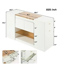 flynama 6 Drawer Contemporary Dresser Rolling Cabinet for Bedroom Home Furniture With Spacious Drawers Easy Assembly Durab