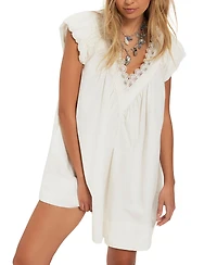 Free People Women's Sleeveless V-Neck Mini Dress