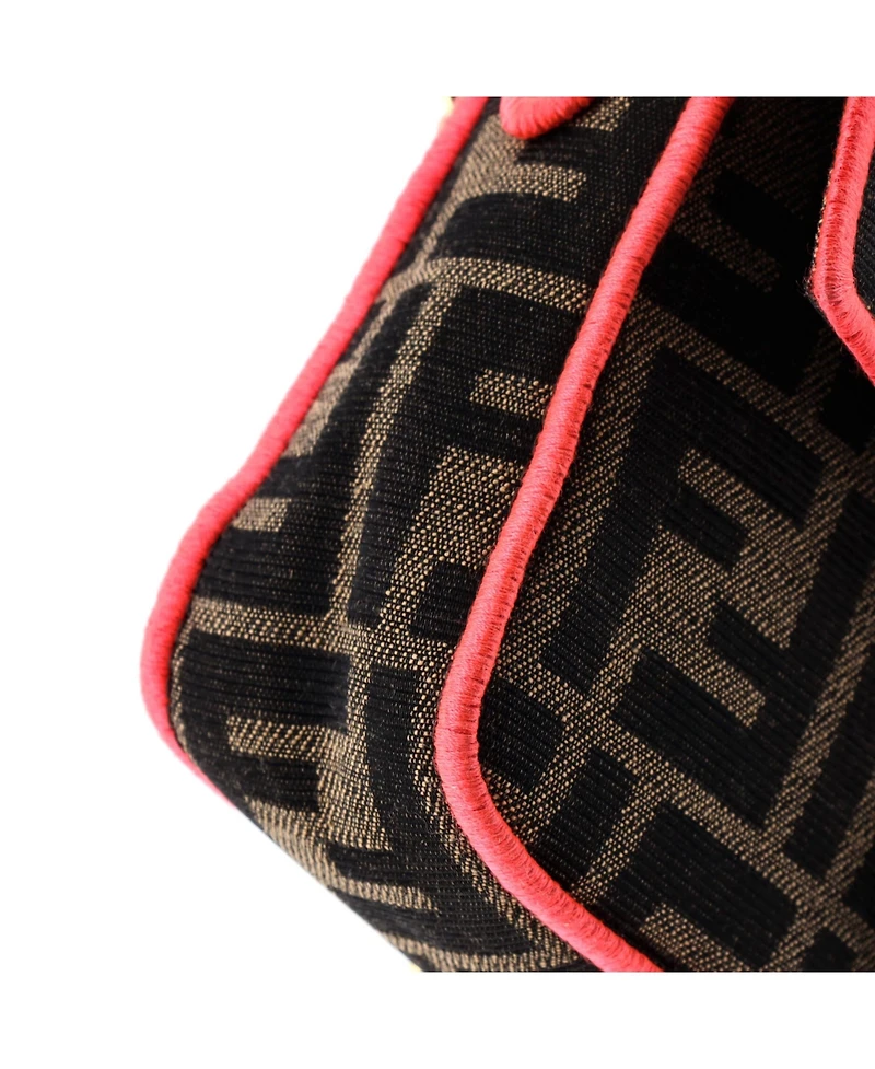 Pre-Owned Fendi Mini Baguette Nm Bag Zucca Canvas