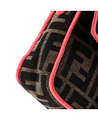 Pre-Owned Fendi Mini Baguette Nm Bag Zucca Canvas