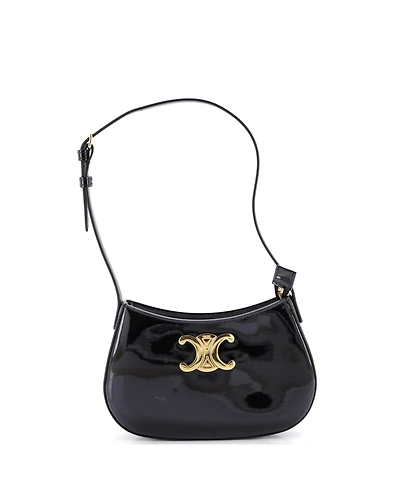 Pre-Owned Celine Medium Triomphe Tilly Bag Patent