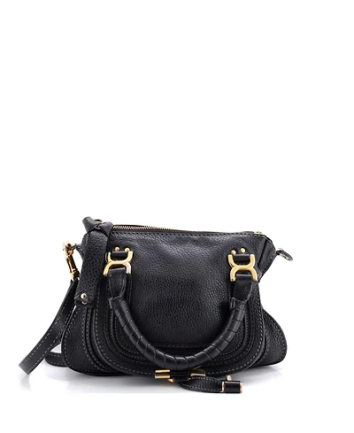 Pre-Owned Chloe Baby Marcie Satchel Leather